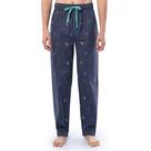 Pantalón de pijama para dormir IZOD para hombre, ajuste relajado, azul marino oscuro, talla pequeña