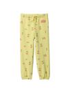 Pantalón Jogger de Buzo GAP para Niñas Bebé con Logo, Estilo Pull-On, Color Limón, 18-24 Meses