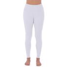 Pantalón térmico Fruit of the Loom Micro Waffle para mujer blanco XS