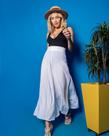 Pantalona Branca Maldivas - Confeccionada em Viscose Leve e Fresquinha
