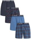 Pantaloncillos Lucky Brand para Hombre Paquete de 4 Algodón 100% Índigo XXL Pantaloncillos Lucky Brand para Hombre Paquete de 4 Algodón 100% Índigo XXL