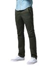 Pantalones Casuales para Hombre Ajuste Slim de Pierna Recta en Verde Militar