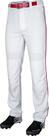 Pantalones de Béisbol Juvenil Rawlings BP31SRP con Vivo Blanco y Rojo XL