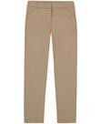 Pantalones IZOD para Niñas Uniforme Escolar Skinny de Sarga con Elasticidad Color Caqui Talla 4