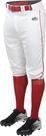 Pantalones Knicker de Béisbol Rawlings Serie Launch Blanco/Rojo Mediano