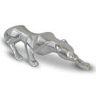 Pantera Leopardo Decorativo em Cerâmica 63 cm Decoração Casa Escritório