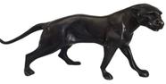 Pantera Negra Em Bronze Oxidado Tigre Onça Leopardo Felino