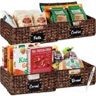 Pantry Baskets Best Choice Products Water Hyacinth, conjunto de 4