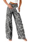 Pants Loveings Casual Camo Print Jeans Y2k Wide Leg XXL Grey Pants Loveings Casual Camo Print Jeans Y2k Wide Leg XXL Grey