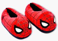 Pantufa 3D Infantil Spiderman Homem Aranha Licenciada Tamanho: 29/32Cor:vermelha