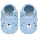 Pantufa Antiderrapante Urso Azul Buba