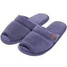 Pantufa Atoalhada Aberta: Conforto Flexível para Seus Pés - índigo - 37/38