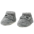 Pantufa Bebê Pelo Azul Marinho/Cinza/Marrom Claro Luc.boo