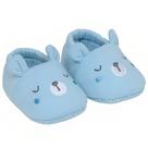 Pantufa Bebê Urso Azul Antiderrapante 12 a 18 Meses 17018 - Buba Pantufa Bebê Urso Azul Antiderrapante 12 a 18 Meses 17018 - Buba