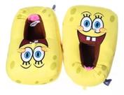 Pantufa Bob Esponja 3d Solado De Borracha Pelucia Adulto Pantufa Bob Esponja 3d Solado De Borracha Pelucia Adulto