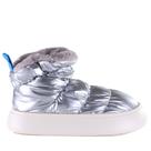 Pantufa Bota Feminina Flowfa Serena Prata