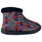 Pantufa Botinha Infantil Menino com Ziper Homem Aranha Forrada Cor:Homem-AranhaTamanho:31