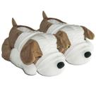 Pantufa Bulldog Unissex Inverno Quentinha Solado Borracha