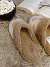Pantufa / Chinelo de quarto de algodão com pelo unissex