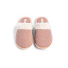 Pantufa Chinelo Liso em Plush Cotton Day 15008 Marrom
