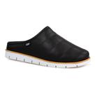 Pantufa de couro feminina Cozy Sleepy forrada em lã sintética Ref.:21521 Pantufa de couro feminina Cozy Sleepy forrada em lã sintética Ref.:21521