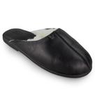 Pantufa de couro forrada em lã sintética Gramado Ref.:439