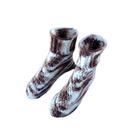 Pantufa de Lã Adulto Marrom Mescla 37