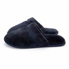 Pantufa de Pelúcia Confortável Chinelo de Quarto Antiderrapante Unissex Cor:PretoTamanho:41/42