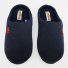 Pantufa Fechada Homem-Aranha Masculina Azul Marinho Marvel Nº 37-39