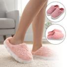 Pantufa Feminina Adulta Forrada Sola Nuvem Pelúcia Chinelo de Inverno Leve Macio e Quente