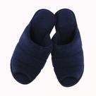 Pantufa Feminina em Atoalhado com Solado Plano Levite - Marinho - 39/40