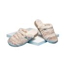 Pantufa Feminina Em Pelúcia Pegada Chinelo Pelos Em Lã