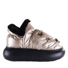 Pantufa Feminina Flowfa Lucy com Pins Personalizáveis Dourado