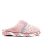 Pantufa Feminina Yndiara com Pelo Rosa/cinza