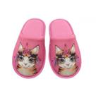 Pantufa Infantil Feminina Europa Gato Rosa - 861 Pantufa Infantil Feminina Europa Gato Rosa - 861