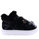 Pantufa Infantil Flowfa Mini Lucy Preto