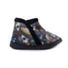 Pantufa Infantil Masculina Specht Nervura Foguete Cinza 603