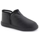 Pantufa Leffa Unissex REF 793 com Forro Pele Preto/Branco