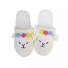 Pantufa Lhama Branca Basic+ Nº 33/34