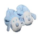 Pantufa Para Bebê Atoalhada Zip Toys Azul/Listrado P