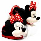 Pantufa Unissex adulto Disney Minnie licenciada Tamanho: 33/35Cor:Preta