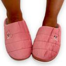 Pantufa Unissex Chinelo Pelucia Solado Borracha Inverno Urso