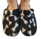 Pantufas chinelos de pelúcia Confortável masculino e feminino código 19