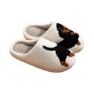 Pantufas De Inverno Femininas De Pelúcia Com Estampa De Cachorro Fofo, Confortáveis E Quentes Para Pantufas De Inverno Femininas De Pelúcia Com Estampa De Cachorro Fofo, Confortáveis E Quentes Para