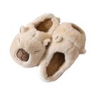 Pantufas De Inverno Quentes De Pelúcia Longa Para Casal, Plataforma Robusta Antiderrapante, Sapatos Pantufas De Inverno Quentes De Pelúcia Longa Para Casal, Plataforma Robusta Antiderrapante, Sapatos