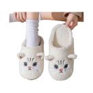Pantufas De Pelúcia De Gato Fofas Para Mulheres, Antiderrapantes, Com Sola Macia, Quentes Para Uso