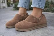 Pantufas Pegada Feminina de pelo Terra
