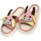 Pantufas Sapatos Chinelo De Inverno Vaquinha Pelúcia Macio