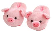 Pantuflas de Invierno para Mujer con Diseño de Cerdito Peludo YILANLAN Talla 5.5