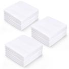 Pañuelos Ohuhu Paquete de 24 100% Algodón 40x40 cm Blanco Pañuelos Ohuhu Paquete de 24 100% Algodón 40x40 cm Blanco